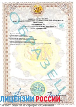 Образец сертификата соответствия (приложение) Котлас Сертификат ISO 14001